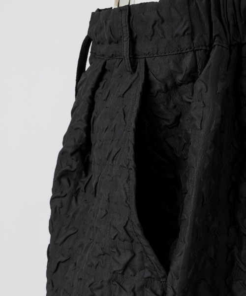 Anchor Smith（アンカー スミス）の「【 セットアップ 】立体ジャガード半袖オープンカラーシャツ＆ワイドショートパンツ（セットアップ・メンズ・ブラック/ホワイト・L/M）」の18枚目の写真