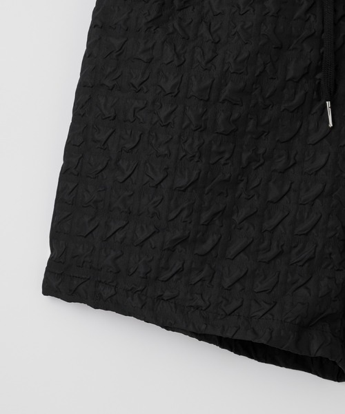 Anchor Smith（アンカー スミス）の「【 セットアップ 】立体ジャガード半袖オープンカラーシャツ＆ワイドショートパンツ（セットアップ・メンズ・ブラック/ホワイト・L/M）」の19枚目の写真