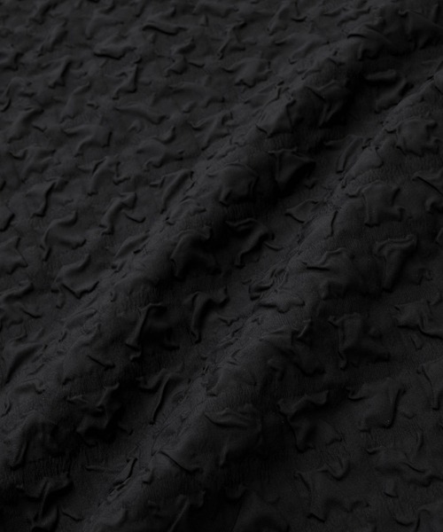 Anchor Smith（アンカー スミス）の「【 セットアップ 】立体ジャガード半袖オープンカラーシャツ＆ワイドショートパンツ（セットアップ・メンズ・ブラック/ホワイト・L/M）」の20枚目の写真