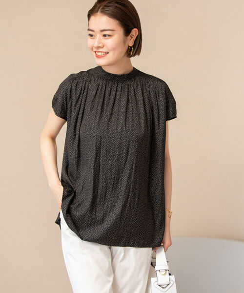 NOLLEY’S(ノーリーズ)の「◇【WEB限定】前後2WAY カッセンジョーゼットブラウス(シャツ/ブラウス・レディース・ライトブルー/ブラック/ブラック系その他3/ラベンダー/オフホワイト・FREE)」の18枚目の写真