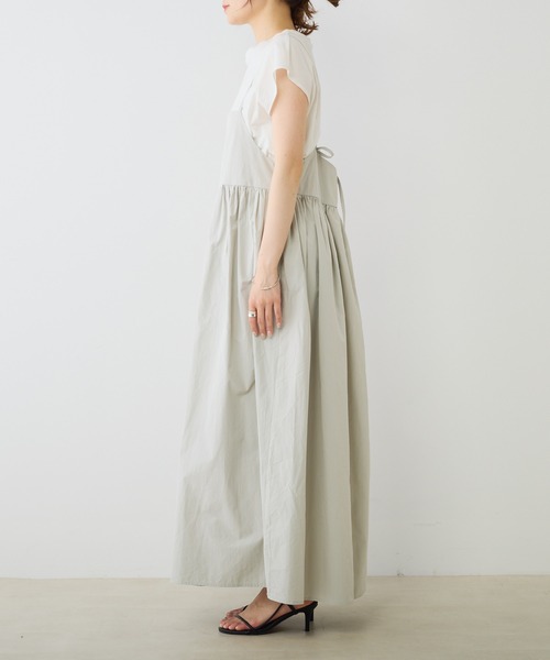 PUAL CE CIN(ピュアルセシン)の「【Du noir】キャミワンピース(ワンピース・レディース・ブラック/グレー・FREE)」の15枚目の写真