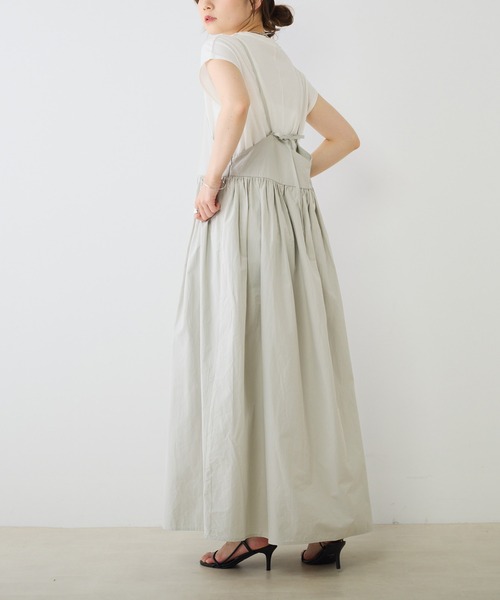 PUAL CE CIN(ピュアルセシン)の「【Du noir】キャミワンピース(ワンピース・レディース・ブラック/グレー・FREE)」の6枚目の写真