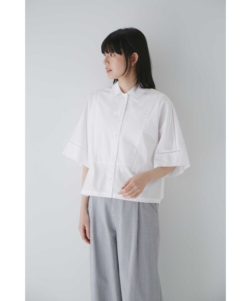 human woman(ヒューマンウーマン)の「◆はしごレースブラウス(シャツ/ブラウス・レディース・ホワイト/ブルー・SMALL/MEDIUM)」の4枚目の写真
