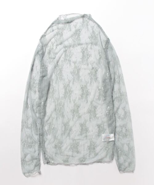 NinaetLina（ニナエリナ）の「レースチュールハイネックインナー（Tシャツ/カットソー・レディース・グレー/ブラック/ベージュ/キャメル/テラコッタ/ホワイト・FREE）」の11枚目の写真