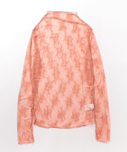 NinaetLina（ニナエリナ）の「レースチュールハイネックインナー（Tシャツ/カットソー・レディース・グレー/ブラック/ベージュ/キャメル/テラコッタ/ホワイト・FREE）」の12枚目の写真