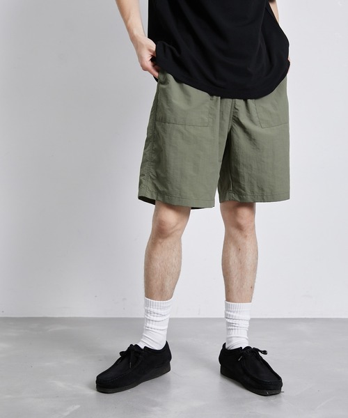 j.n.r.d(ジェー・エヌ・アール・ディー)の「j.n.r.d/ナイロンベーカーショーツ(その他パンツ・メンズ・ブラック/カーキ/オレンジ/イエロー/パープル・LL/M/L)」の2枚目の写真