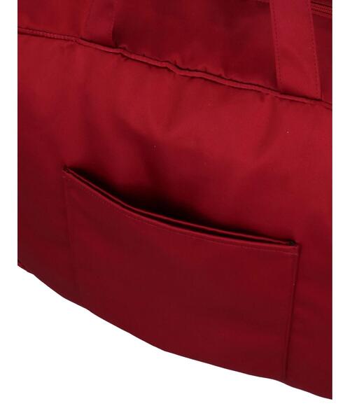 Maison de FLEUR（メゾンドフルール）の「EC限定ギンガムリボンキャリーオンバッグ（エコバッグ/サブバッグ・レディース・レッド/ブラック・FREE）」の6枚目の写真