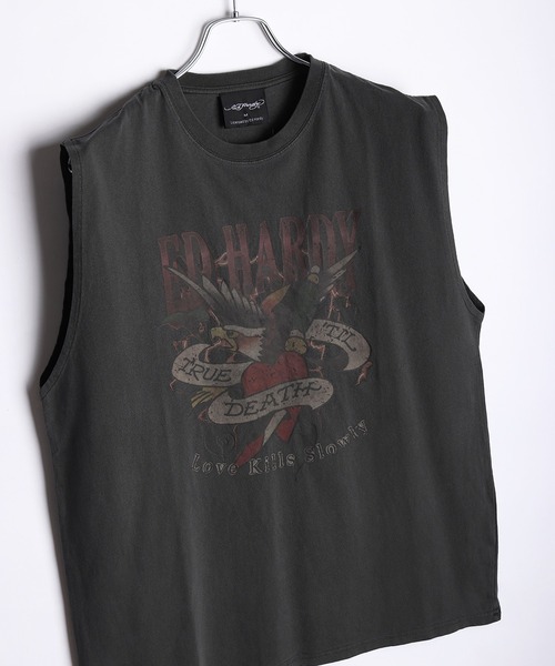 Ed Hardy(エドハーディー)の「Ed Hardy ビッグシルエットタンクトップ(タンクトップ・メンズ・チャコール/ブラック系その他/ブラック/グレー系その他/グレー系その他7/グレー系その他4/グレー系その他6/グレー系その他2/グレー系その他3/グレー系その他5・M/L/XL)」の16枚目の写真