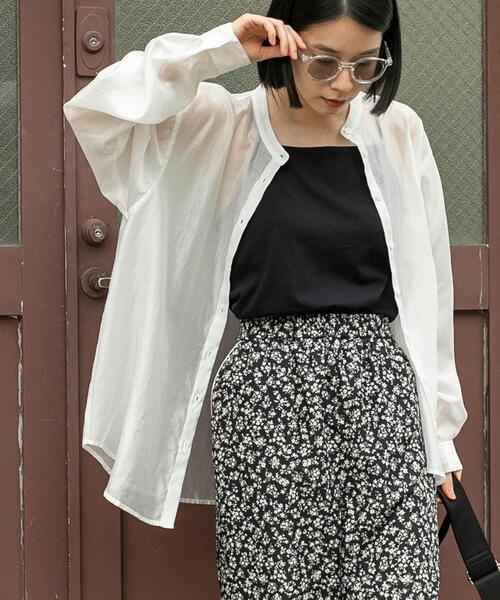 coen（コーエン）の「接触冷感カップ付きキャミソール（キャミソール・レディース・ネイビー/ブラック/ホワイト/ブラウン・L/M）」の12枚目の写真