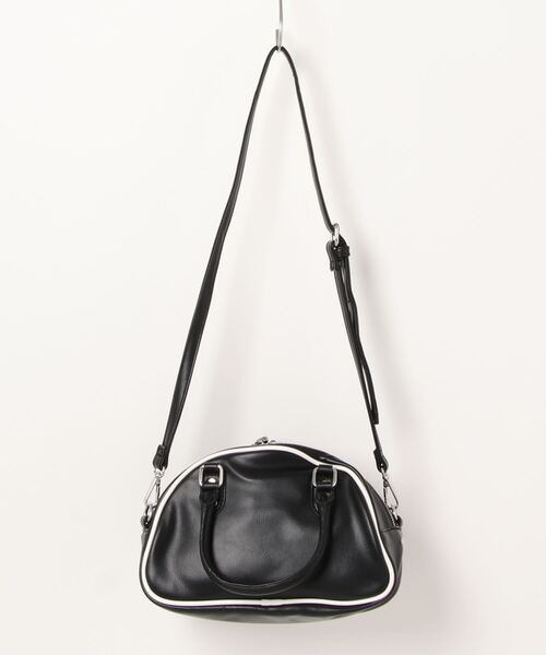 CONVERSE（コンバース）の「CONVERSE　ラウンドハンドバッグ（ハンドバッグ・メンズ・オフホワイト/ブラック・FREE）」の3枚目の写真