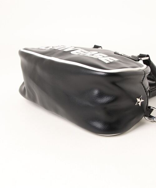 CONVERSE（コンバース）の「CONVERSE　ラウンドハンドバッグ（ハンドバッグ・メンズ・オフホワイト/ブラック・FREE）」の4枚目の写真