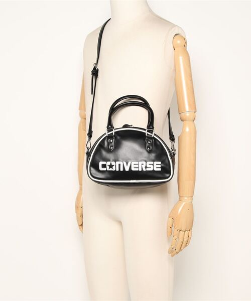 CONVERSE（コンバース）の「CONVERSE　ラウンドハンドバッグ（ハンドバッグ・メンズ・オフホワイト/ブラック・FREE）」の6枚目の写真
