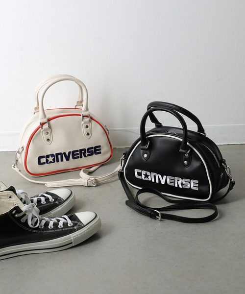 CONVERSE（コンバース）の「CONVERSE　ラウンドハンドバッグ（ハンドバッグ・メンズ・オフホワイト/ブラック・FREE）」の7枚目の写真