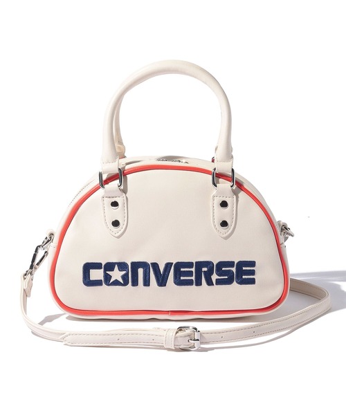 CONVERSE（コンバース）の「CONVERSE　ラウンドハンドバッグ（ハンドバッグ・メンズ・オフホワイト/ブラック・FREE）」の8枚目の写真