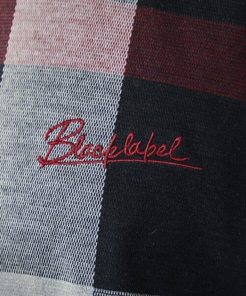 BLACK LABEL CRESTBRIDGE(ブラックレーベル・クレストブリッジ)の「【WEB限定】ブラックチェックTシャツ(Tシャツ/カットソー・メンズ・ブラック・M/L/XL)」の6枚目の写真
