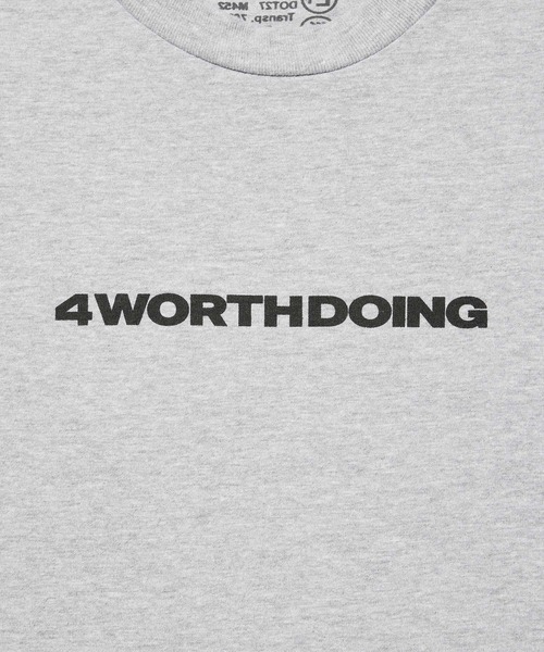 4WD(フォーワースドゥーイング)の「【4WD/4 WORTH DOING/フォー・ワース・ドゥーイング】 4X2 TEE 4X2ショートスリーブTシャツ(Tシャツ/カットソー・メンズ・ライトグレー/ホワイト・L/M/XL)」の11枚目の写真