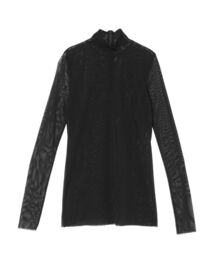 UN3D. | ロングスリーブチュールトップ(Tシャツ/カットソー)