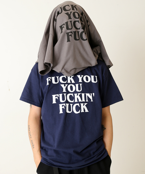 WILLY CHAVARRIA（ウィリーチャバリア）の「《再入荷》【WILLY CHAVARRIA / ウィリー チャバリア】WISM 別注 FRUSTRATION TEE（Tシャツ/カットソー・メンズ・ネイビー/チャコールグレー・X-LARGE/LARGE）」の7枚目の写真