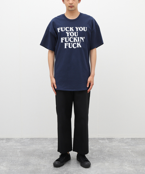 WILLY CHAVARRIA（ウィリーチャバリア）の「《再入荷》【WILLY CHAVARRIA / ウィリー チャバリア】WISM 別注 FRUSTRATION TEE（Tシャツ/カットソー・メンズ・ネイビー/チャコールグレー・X-LARGE/LARGE）」の10枚目の写真