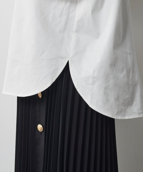 CHIC STYLE（シックスタイル）の「＜大きいサイズ＞袖口リブパフスリーブプルオーバーシャツ シックスタイル（シャツ/ブラウス・レディース・オフホワイト/ブラック・LL/5L/4L/L/3L）」の17枚目の写真