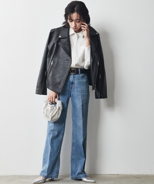 CHIC STYLE（シックスタイル）の「＜大きいサイズ＞袖口リブパフスリーブプルオーバーシャツ シックスタイル（シャツ/ブラウス・レディース・オフホワイト/ブラック・LL/5L/4L/L/3L）」の10枚目の写真