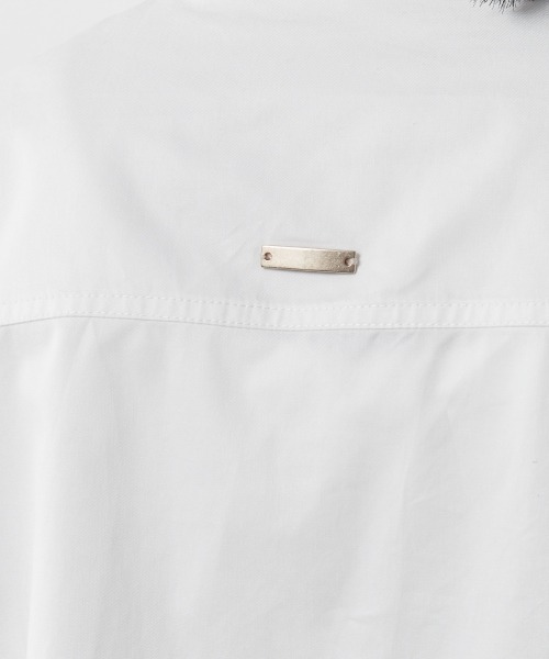 CHIC STYLE（シックスタイル）の「＜大きいサイズ＞袖口リブパフスリーブプルオーバーシャツ シックスタイル（シャツ/ブラウス・レディース・オフホワイト/ブラック・LL/5L/4L/L/3L）」の19枚目の写真