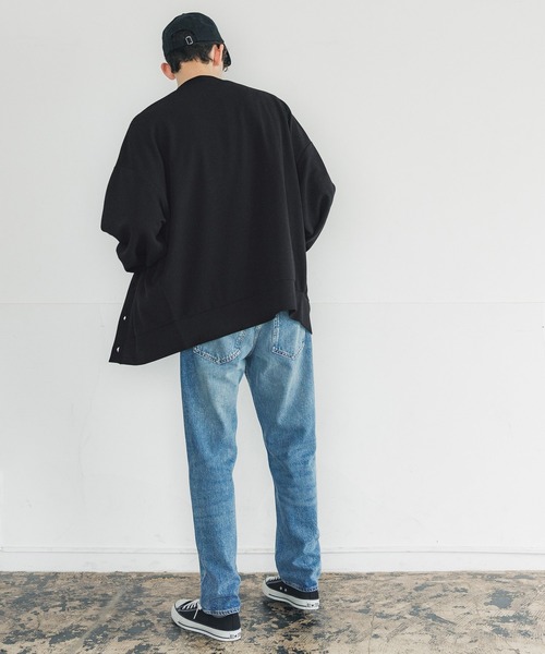 coca（coca）（コカ）の「メンズエンボスカーディガン（カーディガン/ボレロ・メンズ・チャコール/ブラック/ライトグレー・M/L）」の5枚目の写真