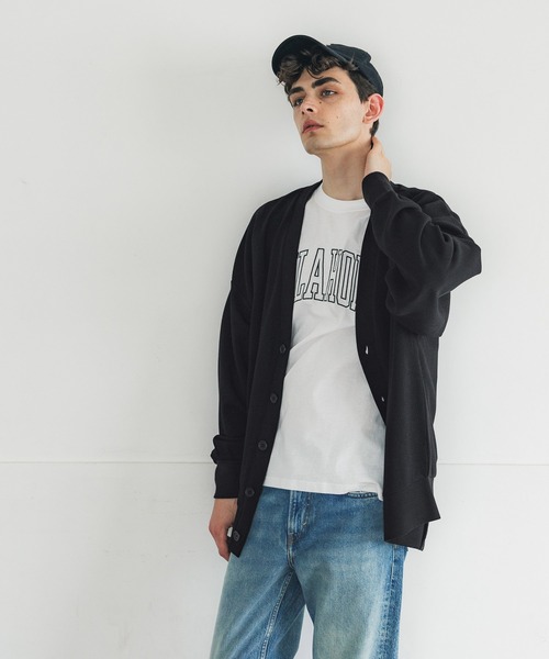 coca（coca）（コカ）の「メンズエンボスカーディガン（カーディガン/ボレロ・メンズ・チャコール/ブラック/ライトグレー・M/L）」の7枚目の写真