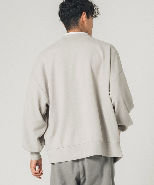 coca（coca）（コカ）の「メンズエンボスカーディガン（カーディガン/ボレロ・メンズ・チャコール/ブラック/ライトグレー・M/L）」の10枚目の写真