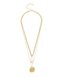 SHELL MOTIF 2連ネックレス