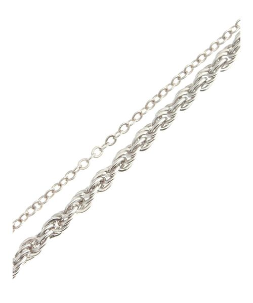 EVRIS（エヴリス）の「SHELL MOTIF 2連ネックレス（ネックレス・レディース・ゴールド/シルバー・FREE）」の7枚目の写真