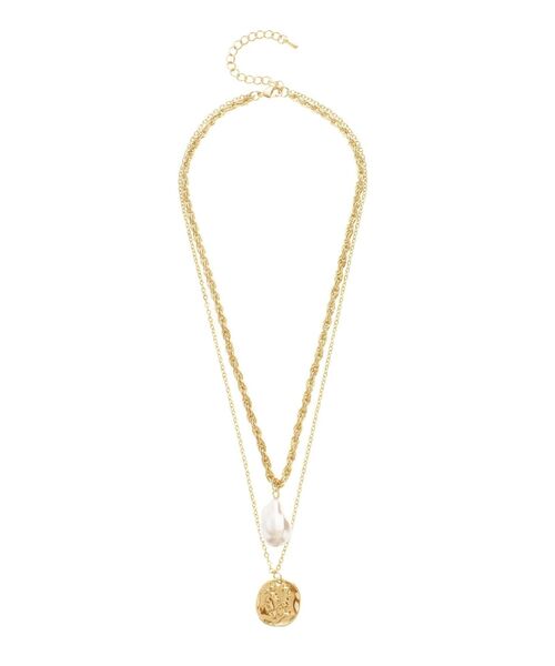 EVRIS（エヴリス）の「SHELL MOTIF 2連ネックレス（ネックレス・レディース・ゴールド/シルバー・FREE）」の9枚目の写真