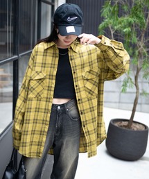WEGO | WEGO/【23年秋冬新作】チェックBIGシャツ(シャツ/ブラウス)