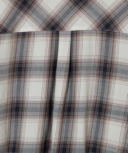 WEGO（ウィゴー）の「WEGO/チェックBIGシャツ（シャツ/ブラウス・レディース・イエロー系その他3/ブラック系その他2/ブラウン系その他2・FREE）」の10枚目の写真