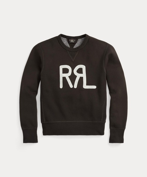 RRL（ダブル アール エル）の「ロゴ コットンブレンド フリース スウェットシャツ（スウェット・レディース・ブラック系1・1/2/3/4）」の6枚目の写真
