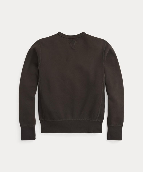 RRL（ダブル アール エル）の「ロゴ コットンブレンド フリース スウェットシャツ（スウェット・レディース・ブラック系1・1/2/3/4）」の7枚目の写真