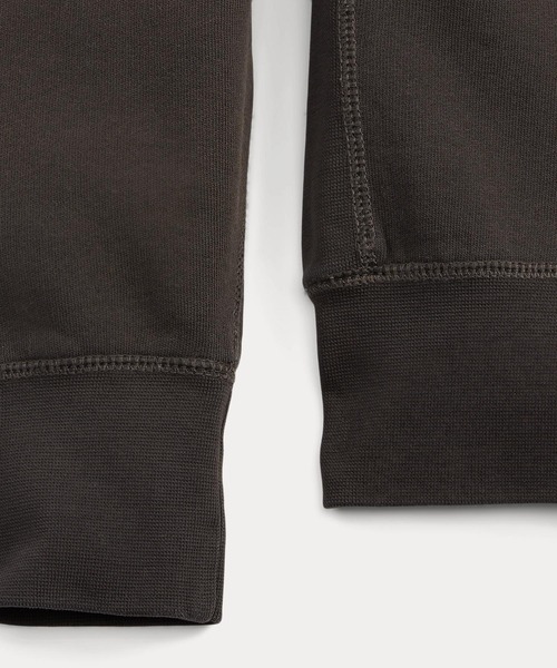 RRL（ダブル アール エル）の「ロゴ コットンブレンド フリース スウェットシャツ（スウェット・レディース・ブラック系1・1/2/3/4）」の11枚目の写真