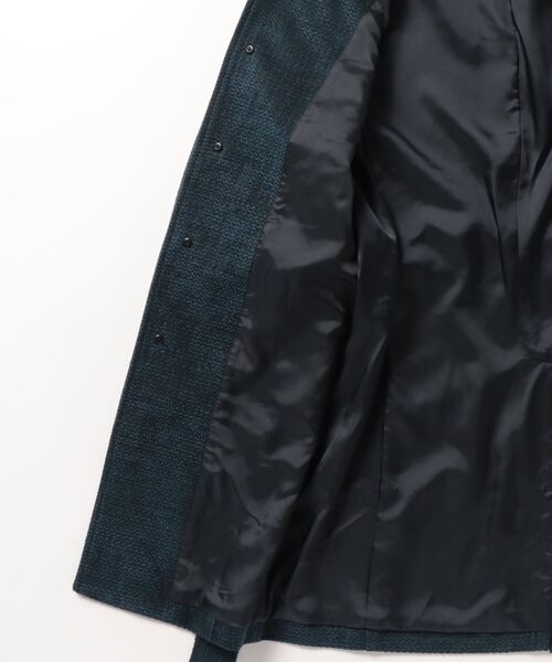 セール】HIGH STREET∴ジオメトリックモールスタンドコート（ステン