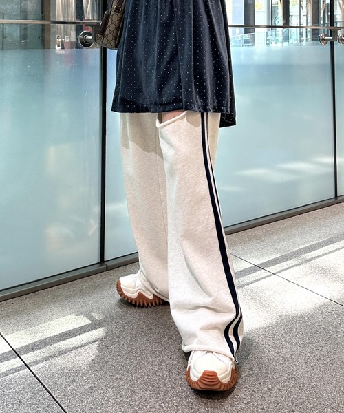 Alley by w closet（アリーバイダブルクローゼット）の「【Alley】ダメージスウェットパンツ（スウェットパンツ・レディース・オートミール/スミクロ/ライトピンク/グレー/グレー系その他/オフホワイト・FREE）」の5枚目の写真