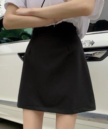 シンプル台形ミニスカート
