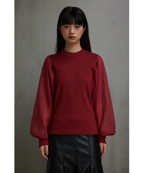 【関税込み】Miaou バーガンディ＆オレンジ Iris 長袖トップス Miaou ブラック Iris 長袖トップス ブラック | Lyst