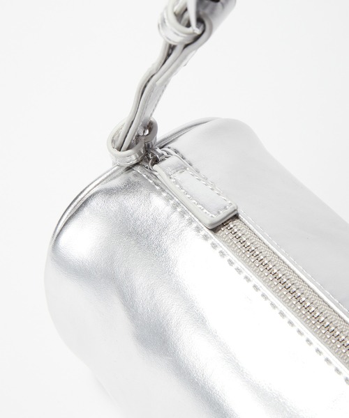 forksy.(フォルクシー)の「【forksy.】ナローワンハンドルスクエアバッグ(ハンドバッグ・レディース・ブラック/アイボリー/シルバー・FREE)」の21枚目の写真