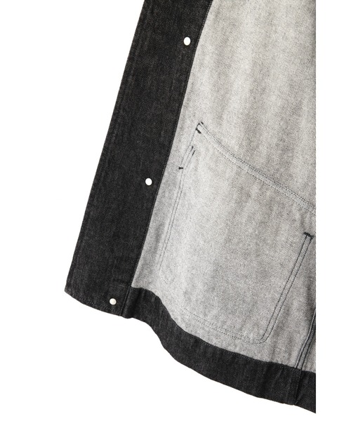 CANTON(キャントン)の「CANTON BLACK DENIM(デニムジャケット・メンズ・ブラック・38/40)」の12枚目の写真