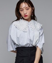 Narcissus | 【Narcissus】エンボスオーバーTシャツ(Tシャツ/カットソー)