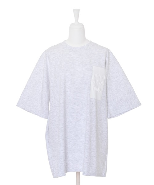 Narcissus(ナルシス)の「【Narcissus】エンボスオーバーTシャツ(Tシャツ/カットソー・レディース・ブラック/ライトグレー・FREE)」の15枚目の写真