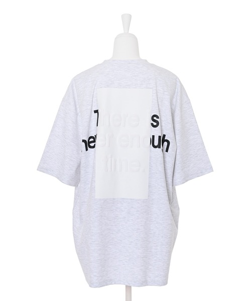 Narcissus(ナルシス)の「【Narcissus】エンボスオーバーTシャツ(Tシャツ/カットソー・レディース・ブラック/ライトグレー・FREE)」の16枚目の写真