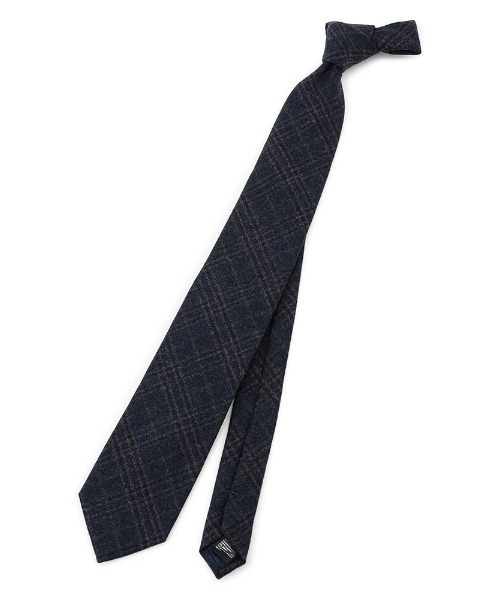 Perfect Suit FActory(パーフェクトスーツファクトリー)の「イタリアスーツ生地 ネクタイシリーズ ネイビー(ネクタイ・メンズ・ネイビー/ブラウン・FREE)」の4枚目の写真