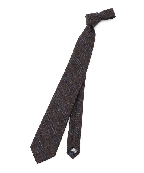 Perfect Suit FActory(パーフェクトスーツファクトリー)の「イタリアスーツ生地 ネクタイシリーズ ネイビー(ネクタイ・メンズ・ネイビー/ブラウン・FREE)」の7枚目の写真