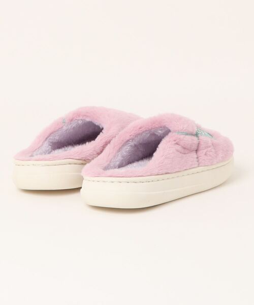 TABI PAL（タビパル）の「あったか　スリッパ（ルームシューズ/スリッパ・レディース・パープル/オレンジ/ブラウン/グリーン/ピンク/グレー/ライトピンク/ピンク系1/パープル系1/グレー系1・25cm/27cm/26cm/24cm/23cm）」の19枚目の写真