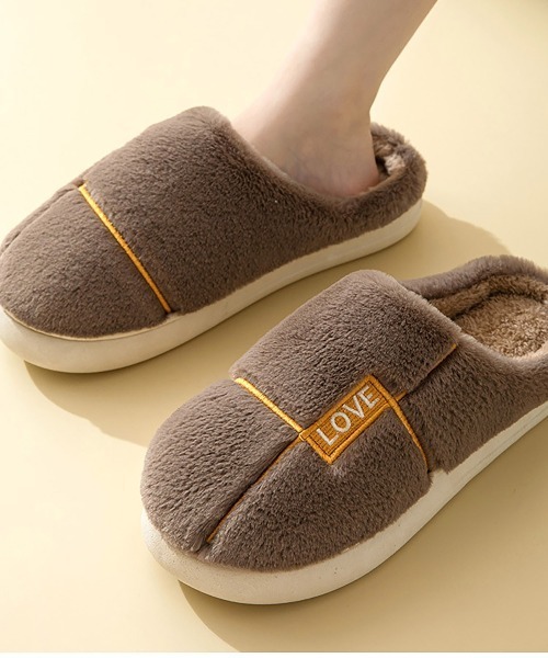 TABI PAL（タビパル）の「あったか　スリッパ（ルームシューズ/スリッパ・レディース・パープル/オレンジ/ブラウン/グリーン/ピンク/グレー/ライトピンク/ピンク系1/パープル系1/グレー系1・25cm/27cm/26cm/24cm/23cm）」の4枚目の写真
